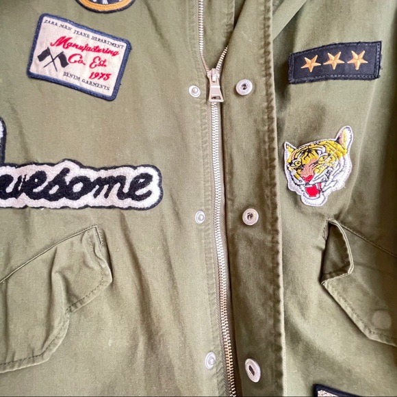 ZARA GRAPHIC JACKET - Picture 5 of 6